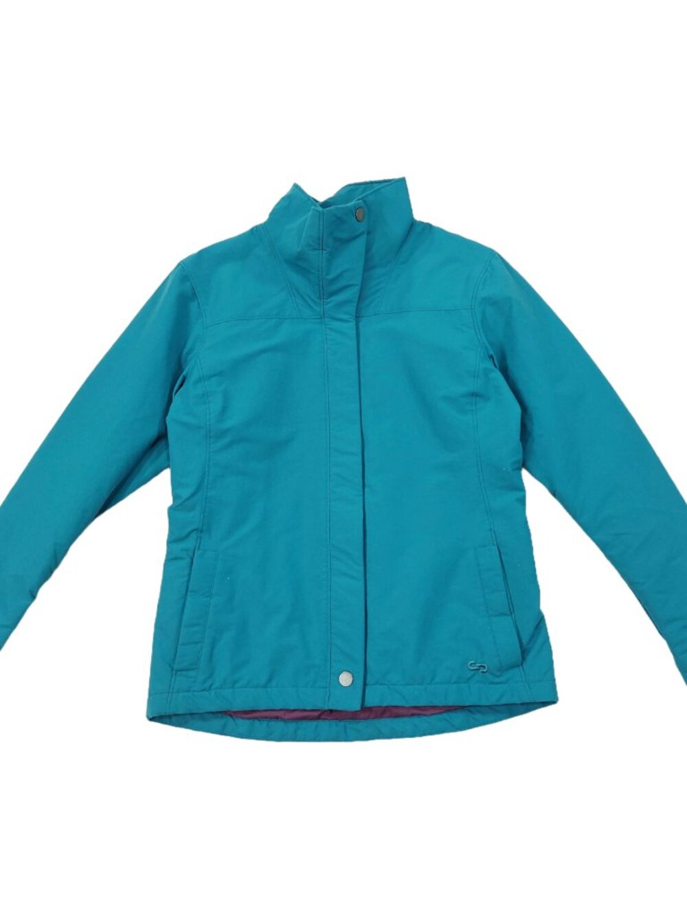 OROS Voyager Jacket Womens Small, Solarcore Insulated, Snap Front, Teal Blue